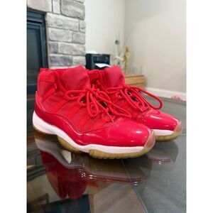 Air Jordan 11 Retro Win Like 96 Gym Red White Black 378037-623 Mens Sneaker